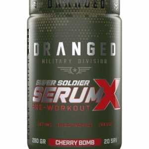 Dranged Super Soldier Serum X Pre Workout 280g Cherry Bomb